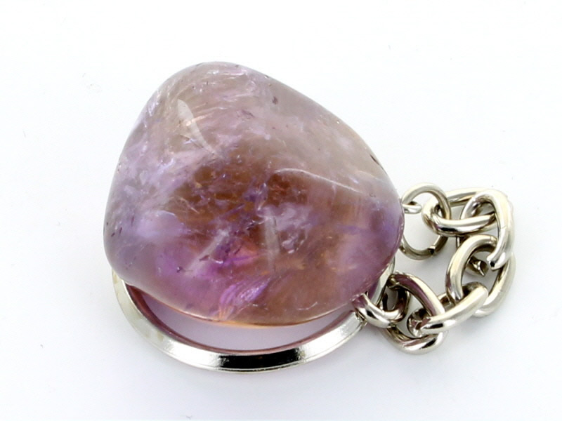 Amethyst Tumble Stone Crystal Keyring